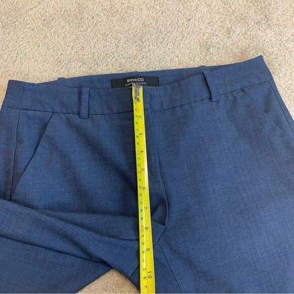 Rw and Co. blue suiting ankle slim pants Sz 6 - Picture 7 of 10